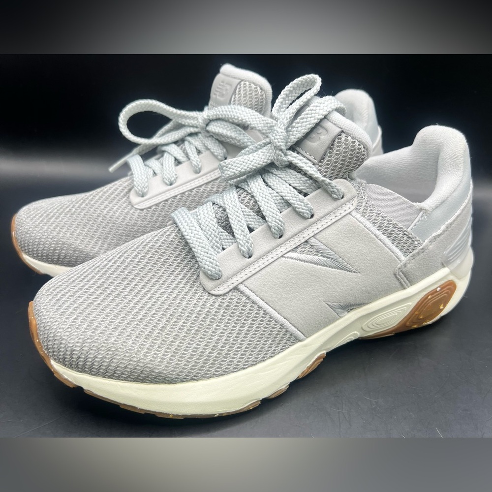 New Balance-Gray Athletic Sneakers, Size:8‎